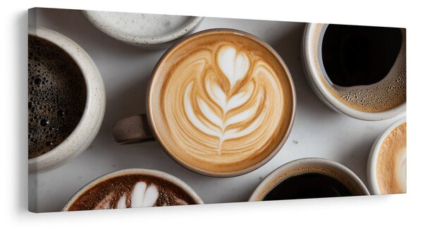 Quadro su tela – Delizioso cappuccino con schiuma
