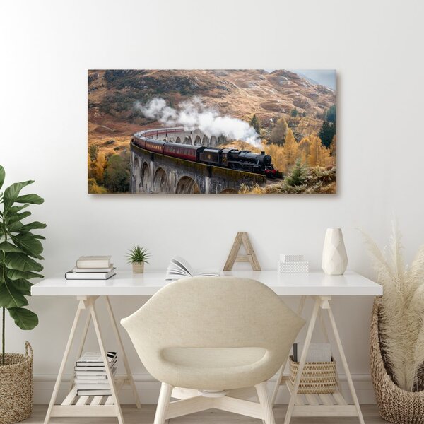 Quadro su tela – Fascino del viaggio a vapore