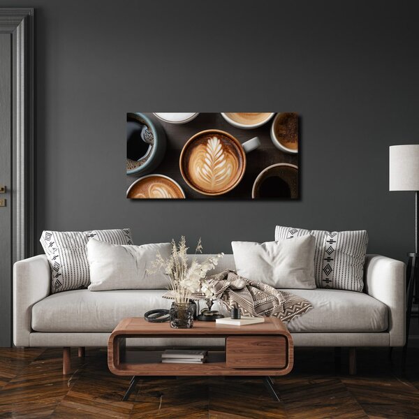 Quadro su tela – Momento di relax con caffè sul tavolo