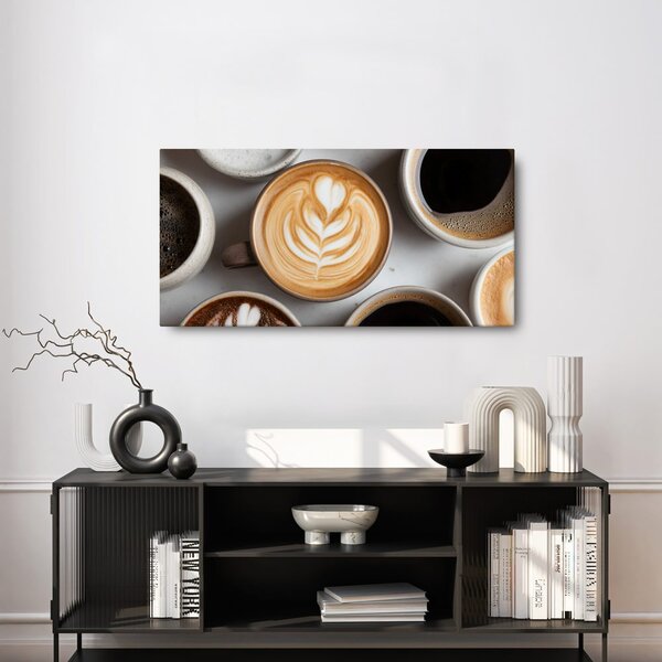 Quadro su tela – Delizioso cappuccino con schiuma