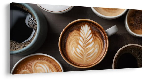 Quadro su tela – Momento di relax con caffè sul tavolo