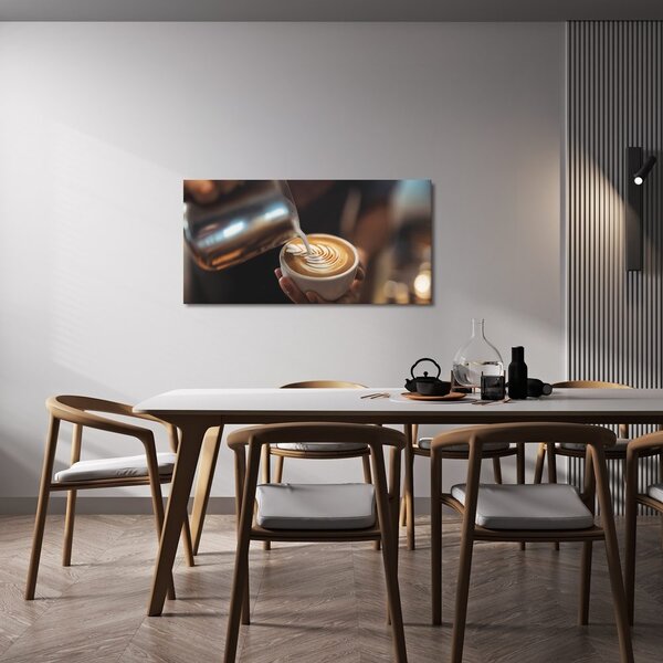 Quadro su tela – Maestria nell'arte del latte