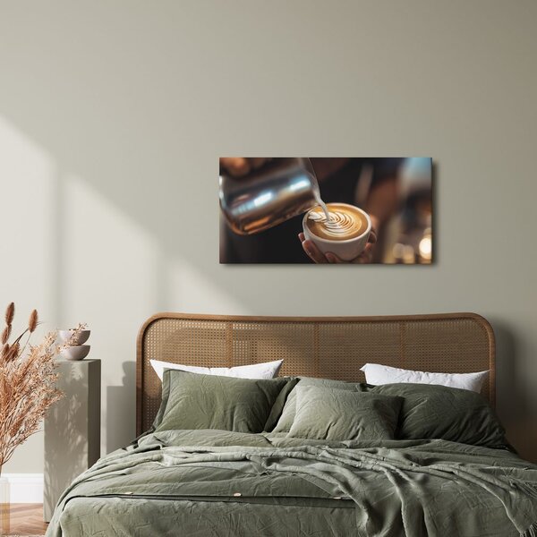 Quadro su tela – Maestria nell'arte del latte