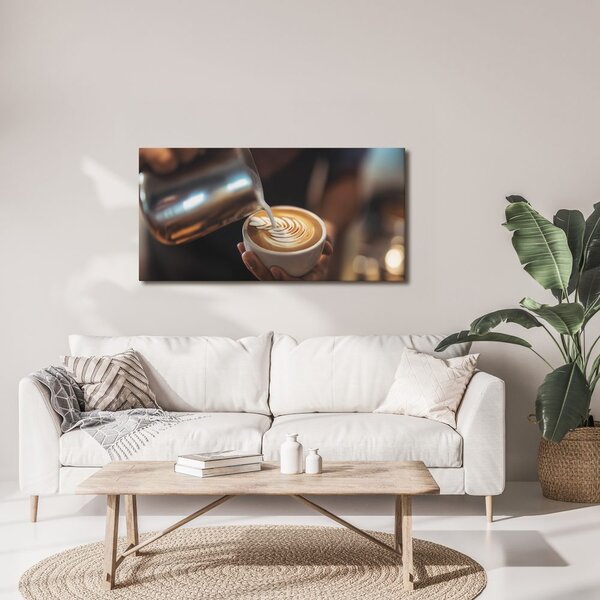 Quadro su tela – Maestria nell'arte del latte