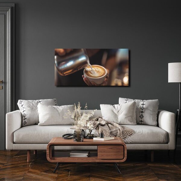 Quadro su tela – Maestria nell'arte del latte