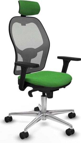 Sedia da ufficio con poggiatesta Piqueras y Crespo 3D086N2 verde