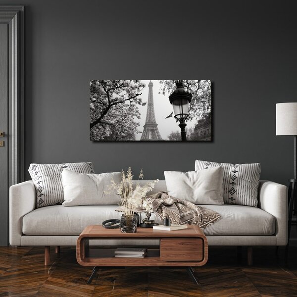 Quadro su tela – Romantica Parigi invernale