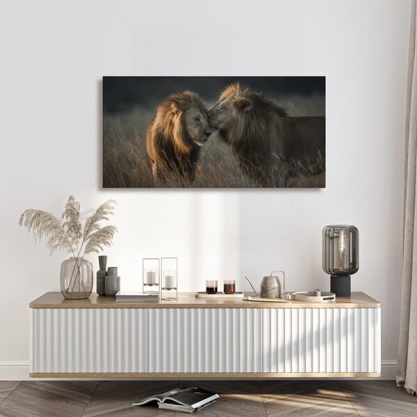 Quadro su tela – Armonia regale del leone