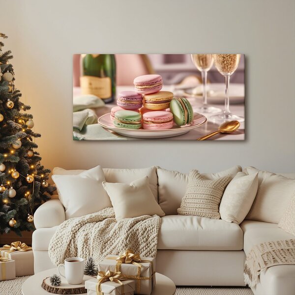 Quadro su tela – Macarons pastello
