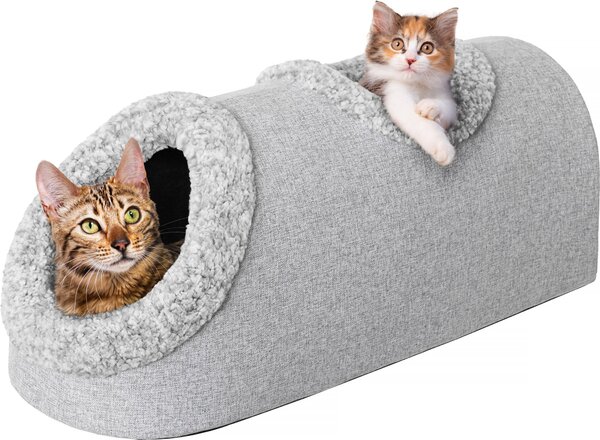 Tunnel per gatti Casa per gatti Rifugio per gatti Lettino per finestra Accogliente lettino per davanzale Rifugio per animali Casa per cani Cuccia per cani Grotta per cani, frassino
