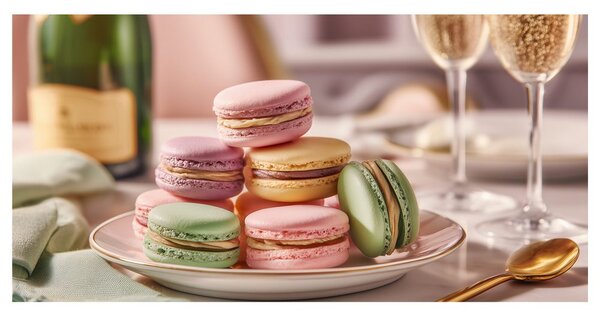 Quadro su tela – Macarons pastello