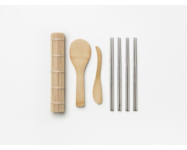 Set per il sushi in acciaio inox/in bambù The Essentials Sushi Tools – Printworks