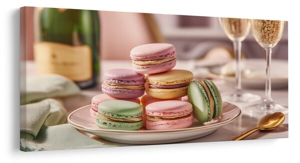 Quadro su tela – Macarons pastello