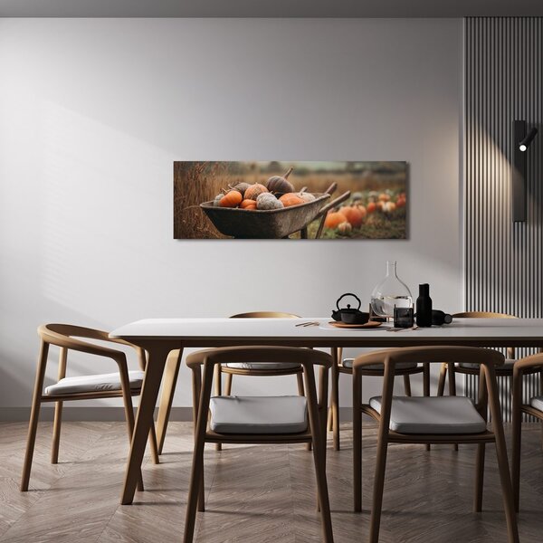 Quadro su tela – Paesaggio autunnale rurale