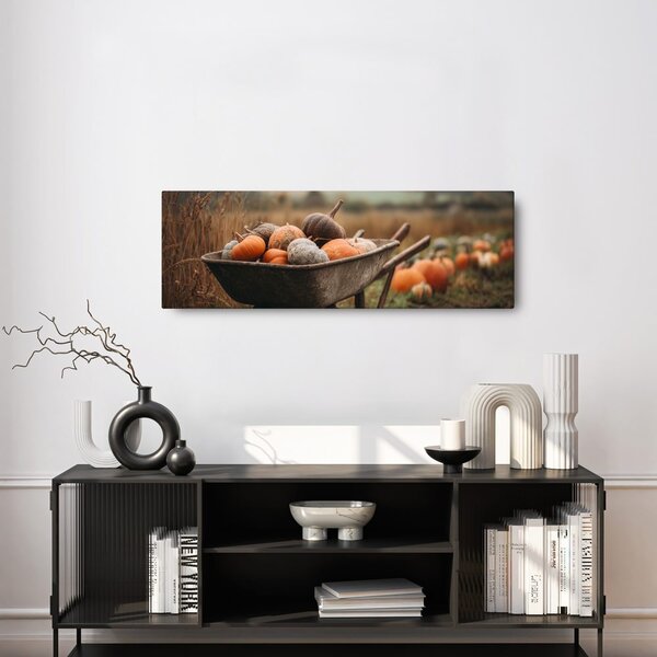 Quadro su tela – Paesaggio autunnale rurale