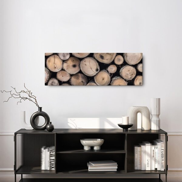 Quadro su tela – Texture naturale del legno