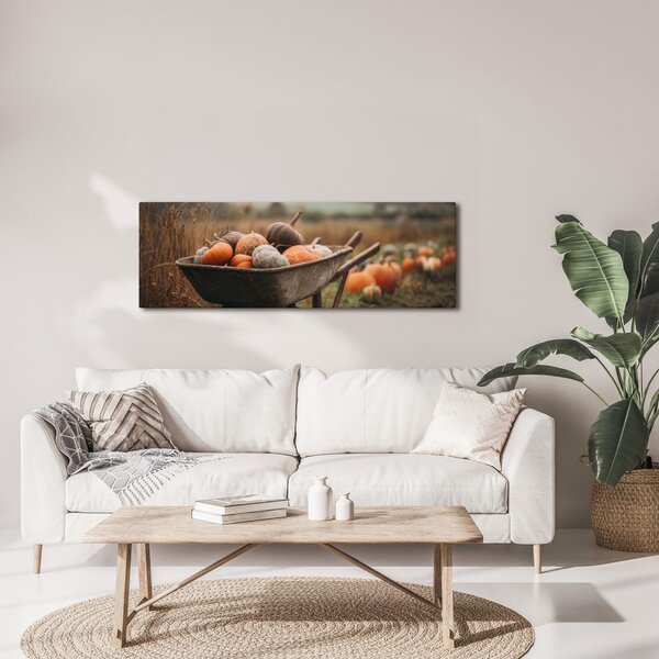 Quadro su tela – Paesaggio autunnale rurale