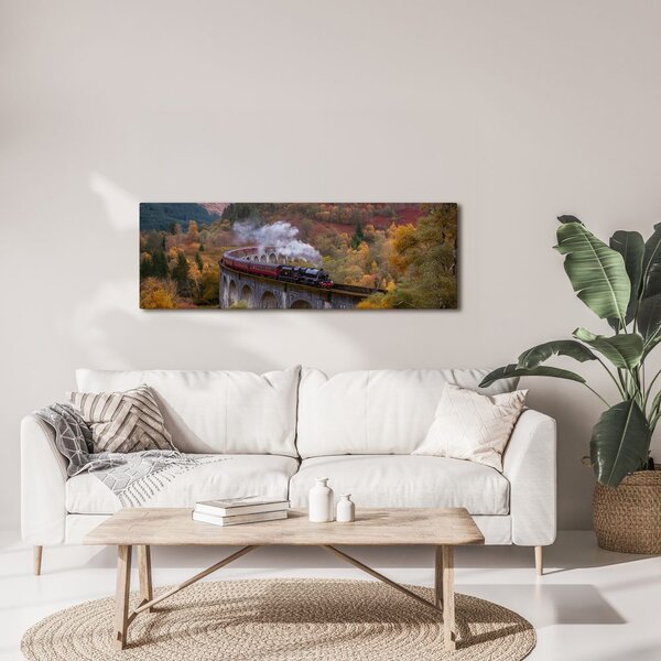 Quadro su tela – Viaggio in treno nella valle