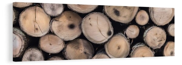 Quadro su tela – Texture naturale del legno
