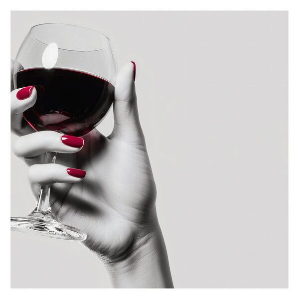 Quadro su tela – Arte moderna con vino