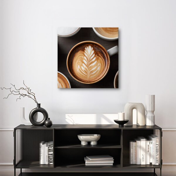 Quadro su tela – Dettaglio di tazze di caffè