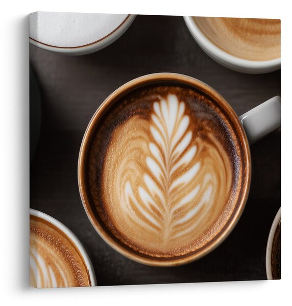 Quadro su tela – Dettaglio di tazze di caffè