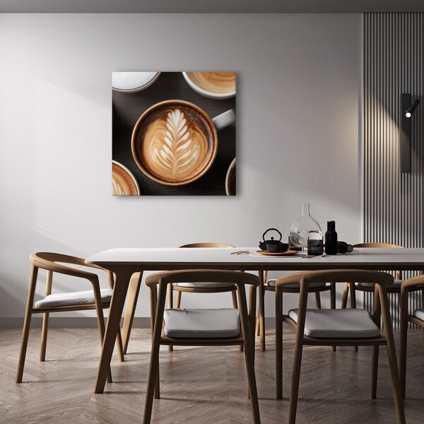 Quadro su tela – Dettaglio di tazze di caffè