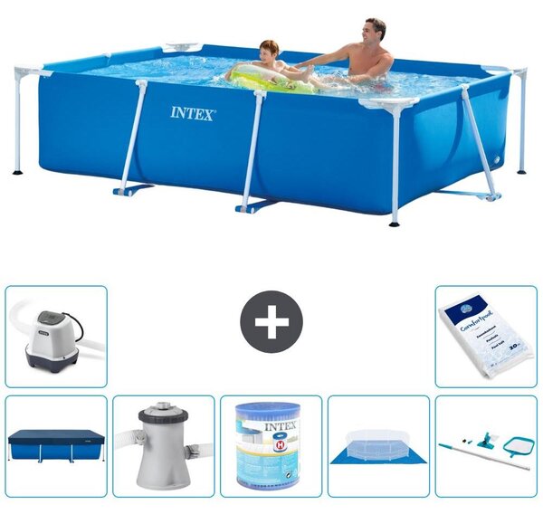 Piscina fuori terra rettangolare - 260x160x65 cm - 8 pezzi - Modello S30093