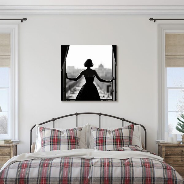 Quadro su tela – Fascino dell'eleganza in bianco e nero
