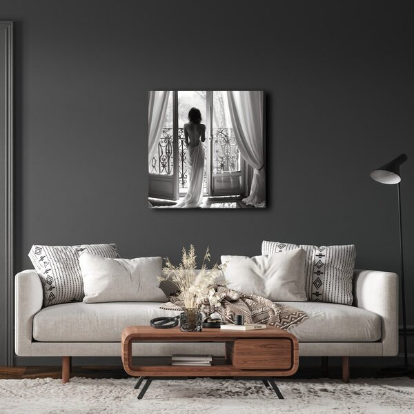 Quadro su tela – Mattina vellutata alla finestra