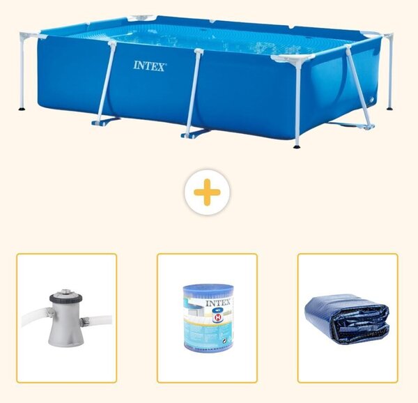 Piscina fuori terra rettangolare - 260x160x65 cm - composta da 4 parti - modello S21250