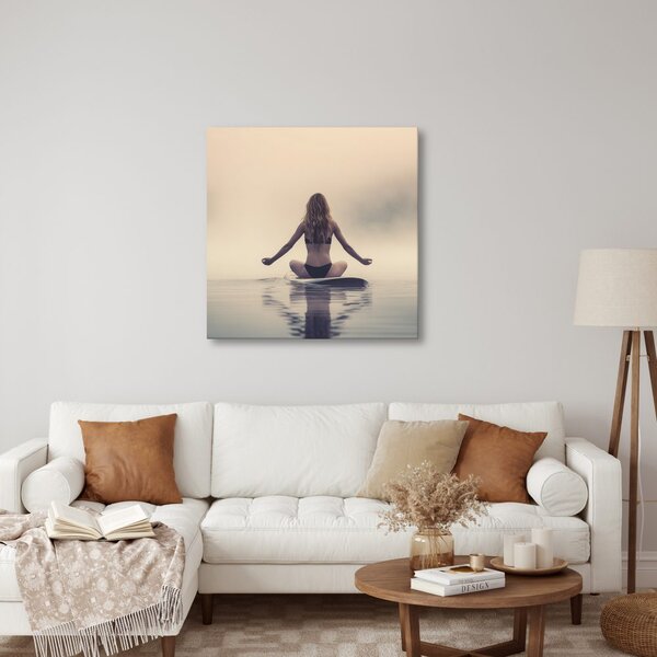 Quadro su tela – Mattine tranquille sul lago