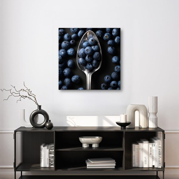 Quadro su tela – Freschezza ai mirtilli blu