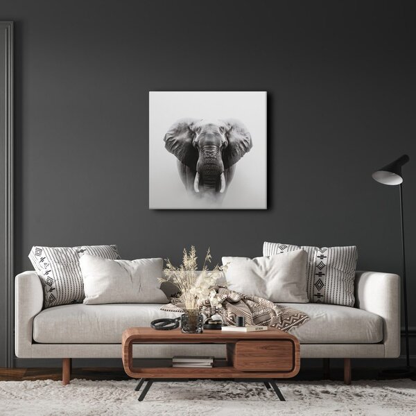 Quadro su tela – Forza e serenità dell'elefante