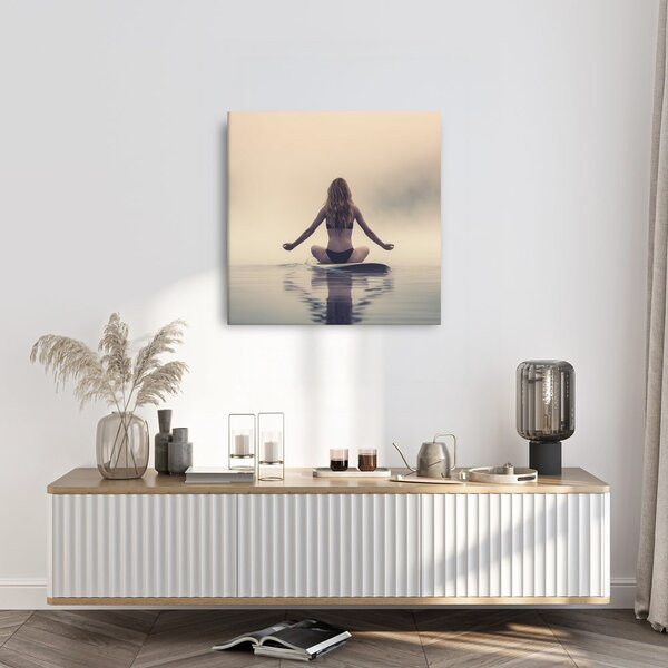 Quadro su tela – Mattine tranquille sul lago