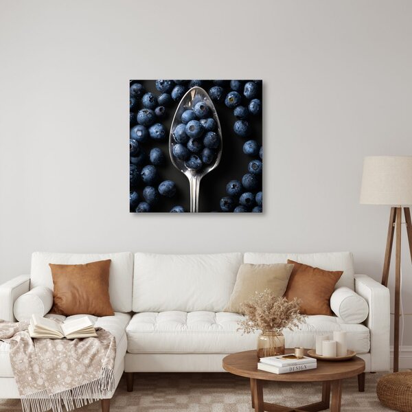 Quadro su tela – Freschezza ai mirtilli blu