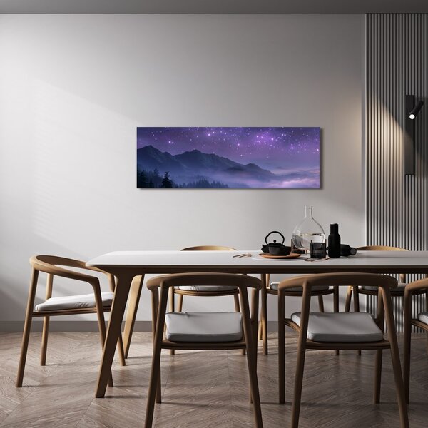 Quadro su tela – Paesaggio misterioso sotto le stelle