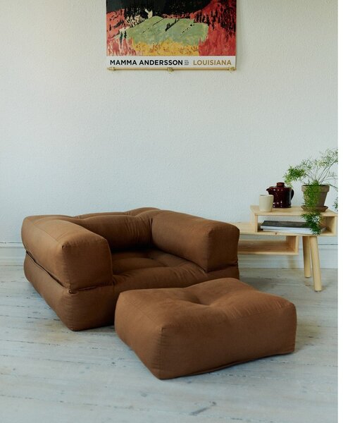 Poltrona Variable Lino Beige Cube - Karup Design