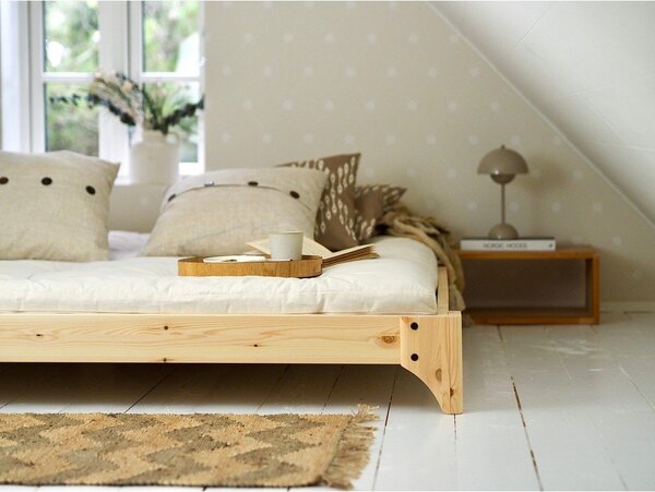 Letto matrimoniale in legno di pino con griglia 180x200 cm Elan - Karup Design