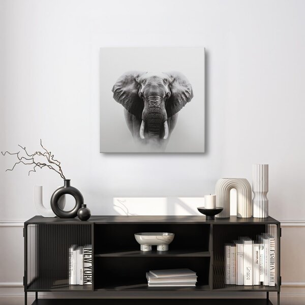Quadro su tela – Forza e serenità dell'elefante