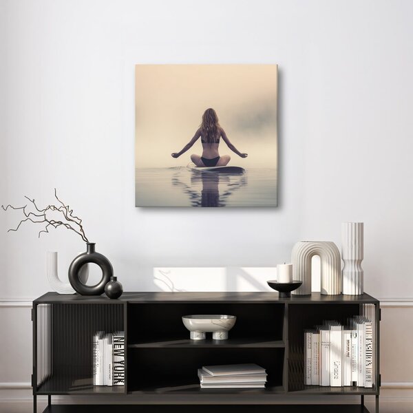 Quadro su tela – Mattine tranquille sul lago