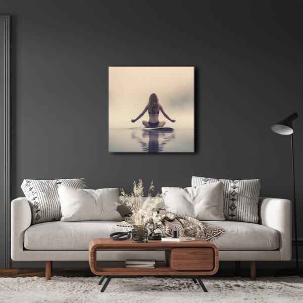 Quadro su tela – Mattine tranquille sul lago