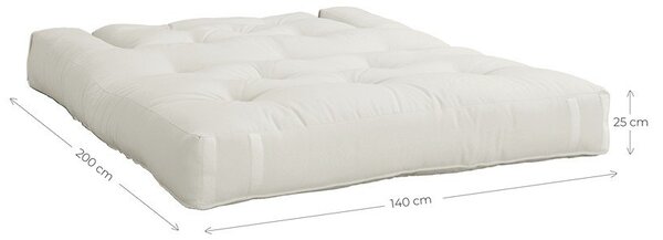 Divano letto blu 140 cm Hippo - Karup Design