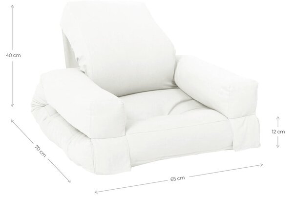 Divano letto blu 140 cm Hippo - Karup Design