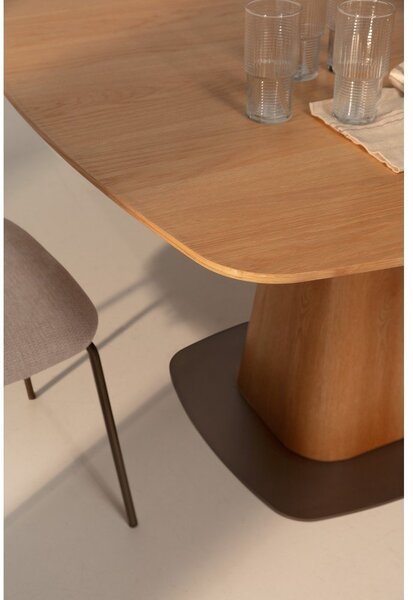 Tavolo da pranzo con effetto rovere 120x120 cm Etel – MOME