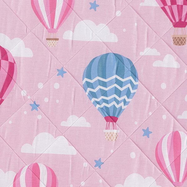 Copriletto Trapuntato In Cotone Star Singolo Caleffi Kids Ragazzo Rosa Caleffi