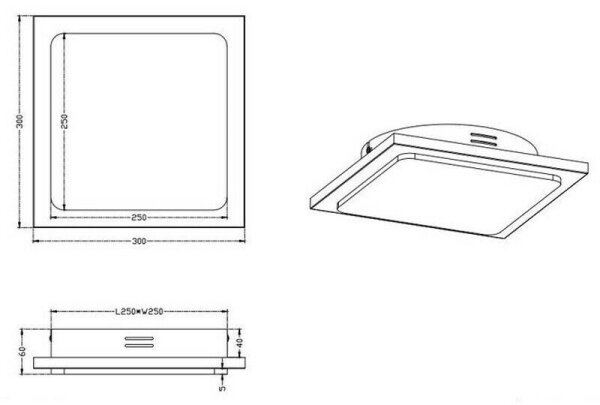 TRIO - Plafoniera LED dimmerabile DENVER LED/20W/230V finitura patinata