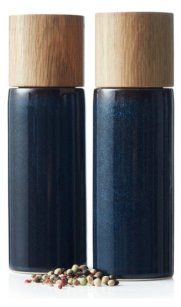 Set macina pepe e sale blu scuro in ceramica 2 pz Gastro Blue – Bitz