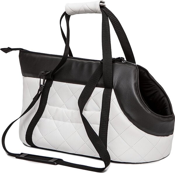 Borsa da trasporto per cani -25x50x27 cm- morbidamente imbottita, lavabile, con maniglia di trasporto