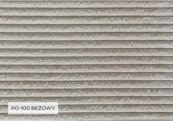 Divano letto angolare in velluto a coste bianco Brave Dave - Miuform